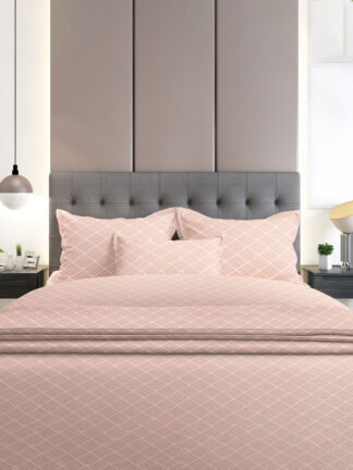 Σετ Σεντόνια Flannel 2048 Pink Υπέρδιπλο (230×260)