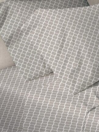 Σετ Σεντόνια Menta Εμπριμέ 530 Grey Υπέρδιπλο (235x250) Σετ Σεντόνια Menta Εμπριμέ 530 Grey Υπέρδιπλο (235x250)