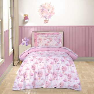 Σετ Παπλωματοθηκη Μονη 8864 Pink Σετ Παπλωματοθηκη Μονη 8864 Pink