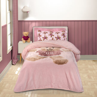 Κουβέρτα Velour Junior Essential 8877 Ροζ Κουβέρτα Velour Junior Essential 8877 Ροζ