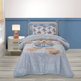 Κουβέρτα Velour Junior Essential 8878 Ανοιχτό Μπλε Κουβέρτα Velour Junior Essential 8878 Ανοιχτό Μπλε
