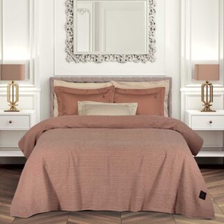 Κουβερτα Πικε 220x240 Essential 4459 Salmon