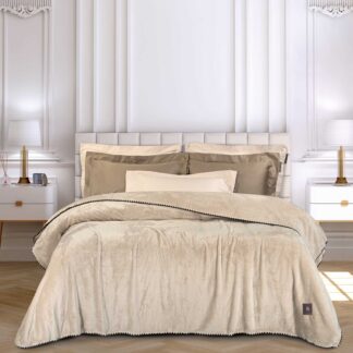 Κουβερτα Fleece 170x240 Essential 4438 Beige Κουβερτα Fleece 170x240 Essential 4438 Beige