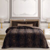 Κουβερτοπάπλωμα Rabbit Faux Fur Υπέρδιπλο Premium 4017 Μαύρο / Καφέ Κουβερτοπάπλωμα Rabbit Faux Fur Υπέρδιπλο Premium 4017 Μαύρο / Καφέ