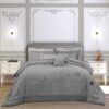 Κουβερτοπάπλωμα Rabbit Faux Fur King Premium 3964 Γκρι