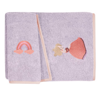 Σετ Πετσέτες Baby Essential 8874 Λιλά Σετ Πετσέτες Baby Essential 8874 Λιλά