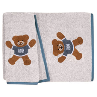 Σετ Πετσέτες Baby Essential 8878 Γκρι Σετ Πετσέτες Baby Essential 8878 Γκρι