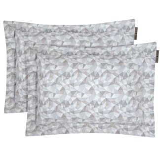 Ζευγος Μαξιλαροθηκες Loft 2378 Beige, Grey Ζευγος Μαξιλαροθηκες Loft 2378 Beige, Grey