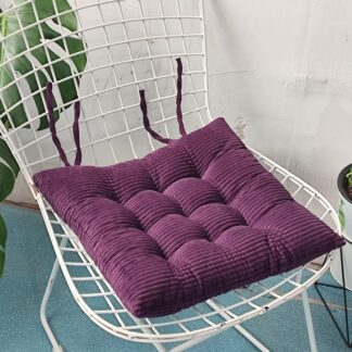Μαξιλαρι Καρεκλας Cord Plum (40x40)