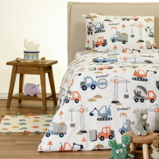 Σετ Σεντόνια Φανελένια Μονά Bob Λευκό (170×270) Winter Line Kids Σετ Σεντόνια Φανελένια Μονά Bob Λευκό (170×270) Winter Line Kids