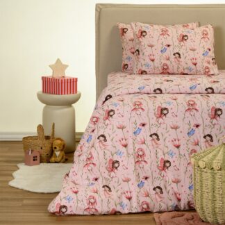Παπλωματοθήκη Φανελένια Μονή Naida Ροζ (165×245) Winter Line Kids Παπλωματοθήκη Φανελένια Μονή Naida Ροζ (165×245) Winter Line Kids