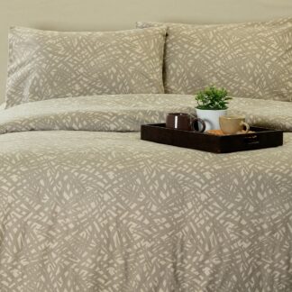 Σεντόνι (Σετ 2 τεμ.) 120×200+32 Neva Greige Winter Line Mini