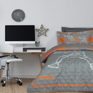 Κουβερλι Μονο 4941 Grey, Orange