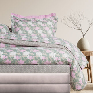 Σετ Παπλωματοθηκη Υπερδιπλη Daily 3175 Green, Pink