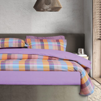 Σετ Παπλωματοθηκη Υπερδιπλη Casual 5456 Multicolor Σετ Παπλωματοθηκη Υπερδιπλη Casual 5456 Multicolor