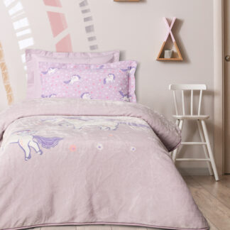 Κουβέρτα Velour 160×220 4988 Λιλά Κουβέρτα Velour 160×220 4988 Λιλά