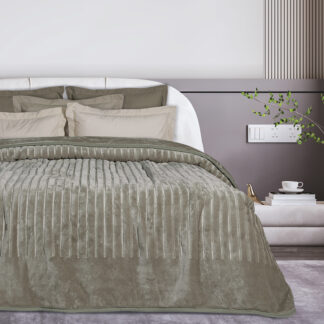 Κουβερτα Velour Monh 1350 Taupe Κουβερτα Velour Monh 1350 Taupe
