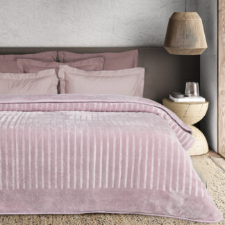 Κουβερτα Velour Monh 1383 Dusty Pink Κουβερτα Velour Monh 1383 Dusty Pink