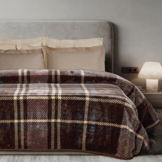 Κουβερτα Velour Υπερδιπλη 1384 Brown Κουβερτα Velour Υπερδιπλη 1384 Brown