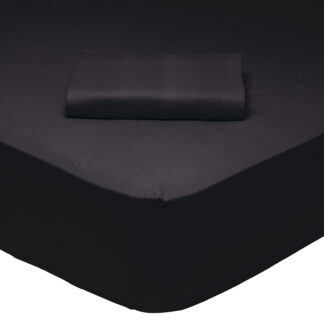 Σεντονι Μονο Με Λαστιχο 100*200+35 Black 1015 Black