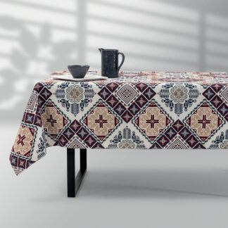 LINO Τραπεζομάντηλο Artisan 140x220 Μπορντώ LINO Τραπεζομάντηλο Artisan 140x220 Μπορντώ