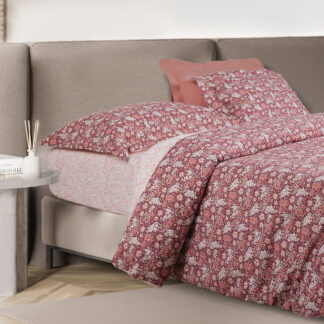 Σετ Σεντονια Υπερδιπλα Με Λαστιχο Casual 5433 Bordeaux, Nude Σετ Σεντονια Υπερδιπλα Με Λαστιχο Casual 5433 Bordeaux, Nude
