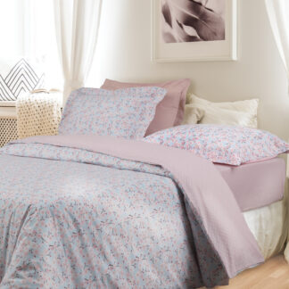 Σετ Σεντονια Υπερδιπλα Happy 9695 Blue, Pink