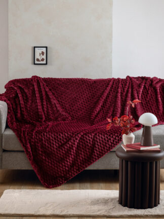 Κουβέρτα Fleece 160x220 ASTER WINE Κουβέρτα Fleece 160x220 ASTER WINE