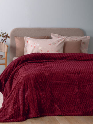 Κουβέρτα Fleece 220x240 ASTER WINE Κουβέρτα Fleece 220x240 ASTER WINE