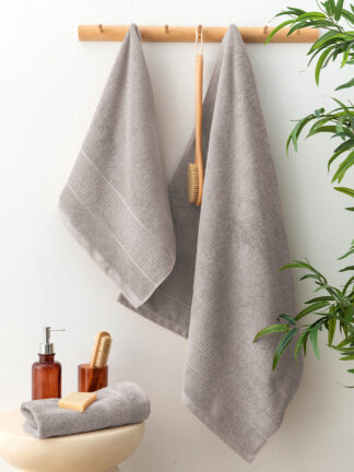 Πετσέτα Λουτρού Towels Collection 70×140 Boca Ασημί