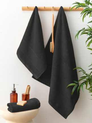 Πετσέτα Λουτρού Towels Collection 80×160 Boca Μαύρο Πετσέτα Λουτρού Towels Collection 80×160 Boca Μαύρο