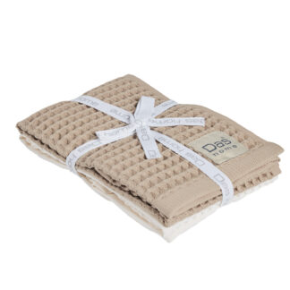 Σετ Ποτηροπανα 2τμχ 40χ60 0800 Beige, Ivory Σετ Ποτηροπανα 2τμχ 40χ60 0800 Beige, Ivory