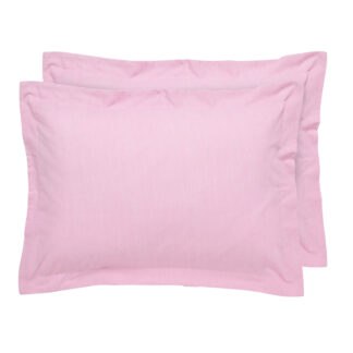 Ζευγος Μαξιλαροθηκες Casual Pink 5450 Pink Ζευγος Μαξιλαροθηκες Casual Pink 5450 Pink