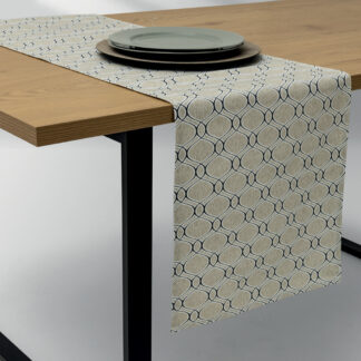LINO Τραβέρσα Ambient 40x160 Εκρού-Μαύρο LINO Τραβέρσα Ambient 40x160 Εκρού-Μαύρο