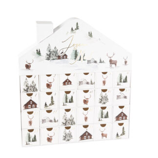 Advent Calendar Με Συρτάρια – Σχέδιο Σαλέ Και Τάρανδοι 36×32,5×5,5 εκ. Advent Calendar Με Συρτάρια – Σχέδιο Σαλέ Και Τάρανδοι 36×32,5×5,5 εκ.