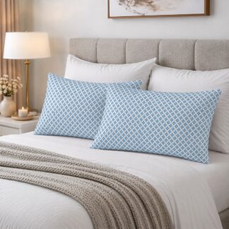 Μαξιλαροθήκες 2 τεμ (52x72) Ariel Blue Μαξιλαροθήκες 2 τεμ (52x72) Ariel Blue