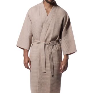 Μπουρνούζι Πικέ Ξενοδοχείου Beige - Large Μπουρνούζι Πικέ Ξενοδοχείου Beige - Large