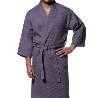Μπουρνούζι Πικέ Ξενοδοχείου Dark Grey - Large Μπουρνούζι Πικέ Ξενοδοχείου Dark Grey - Large