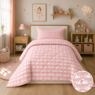 Πάπλωμα Παιδικό 100% Cotton Swan Love Πάπλωμα Παιδικό 100% Cotton Swan Love