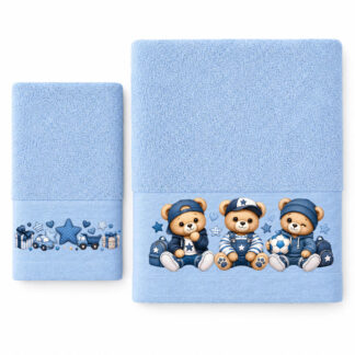 Παιδικές Πετσέτες (σετ 2 τεμ) Baby Bear Boy