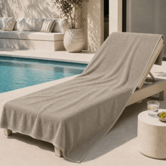 Πετσέτα Πισίνας - Θαλάσσης 100X180 Beige Πετσέτα Πισίνας - Θαλάσσης 100X180 Beige
