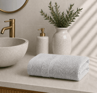Πετσέτα Προσώπου 50×90 Light Grey Πετσέτα Προσώπου 50×90 Light Grey