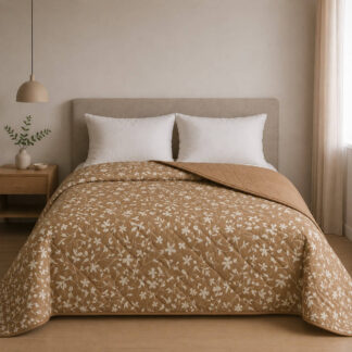 Κουβερλί Υπέρδιπλο 220x240 Olia Beige