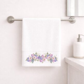 Πετσέτα Προσώπου 50×90 Violet White Πετσέτα Προσώπου 50×90 Violet White