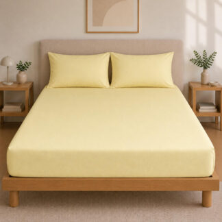 Σεντόνι Με Λάστιχο Πεννιέ Yellow (1.00x2.00+0.40)