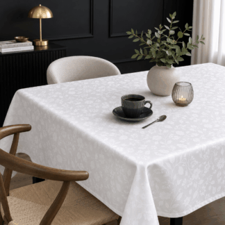 Τραπεζομάντηλο Σετ 7τεμ (140Χ180+6Πετσέτες) White Τραπεζομάντηλο Σετ 7τεμ (140Χ180+6Πετσέτες) White