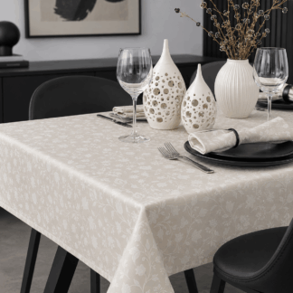 Τραπεζομάντηλο Σετ 7τεμ (140Χ180+6Πετσέτες) Beige Τραπεζομάντηλο Σετ 7τεμ (140Χ180+6Πετσέτες) Beige