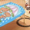Κουβέρτα Bebe Rainy Bears 05 110×140 Σιέλ Βελουτέ Κουβέρτα Bebe Rainy Bears 05 110×140 Σιέλ Βελουτέ
