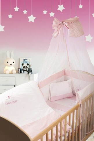 Κουνουπιέρα Bebe Princess 33 160×490 Λευκό / Ροζ Κουνουπιέρα Bebe Princess 33 160×490 Λευκό / Ροζ