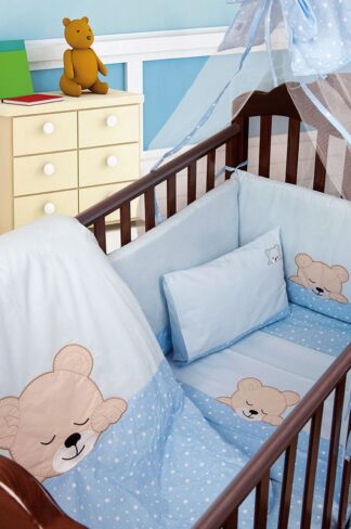 Κουνουπιέρα Bebe Sleeping Bears Cub 13 160×490 Σιέλ